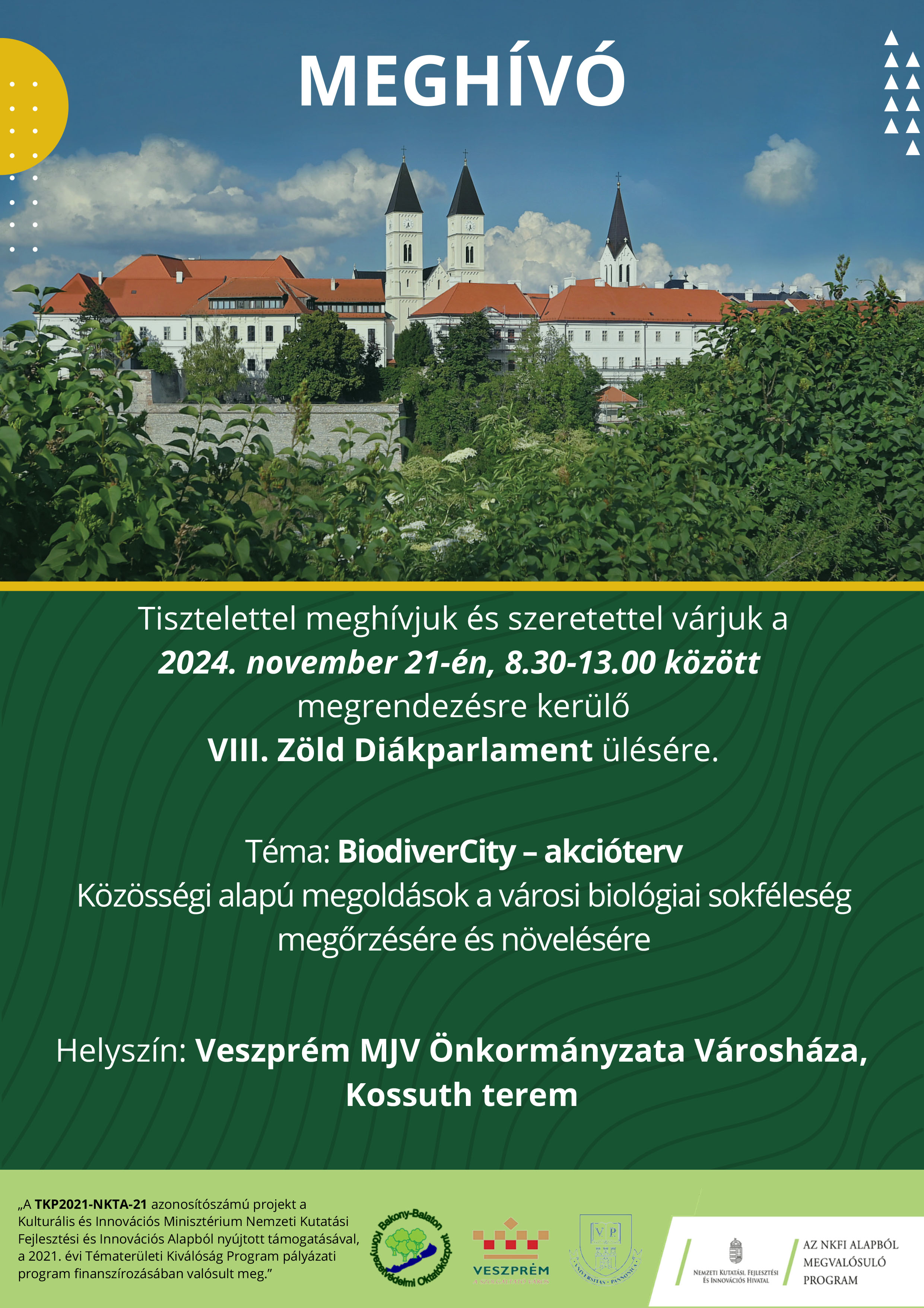 VIII. Zöld Diákparlament plakát 1